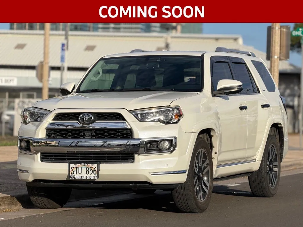 White 2016 Toyota 4Runner Limited for sale in Honolulu, HI
