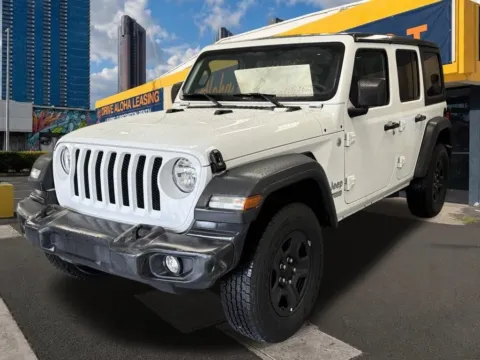 White 2018 Jeep Wrangler Unlimited Sport for sale in Honolulu, HI