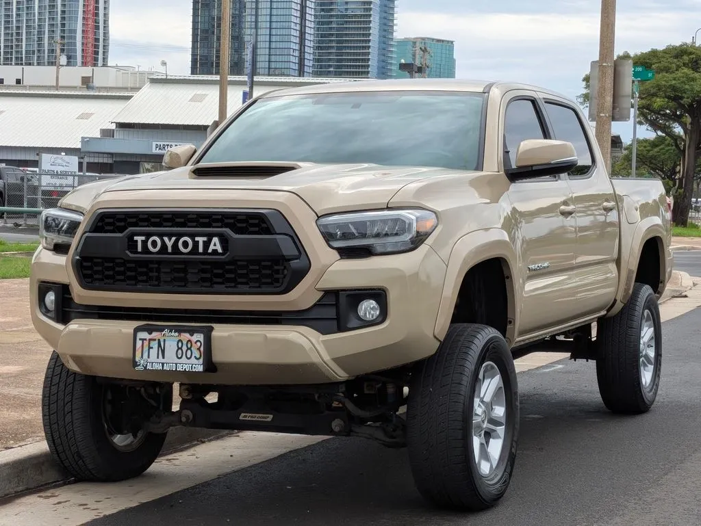 Beige 2017 Toyota Tacoma SR5 for sale in Honolulu, HI
