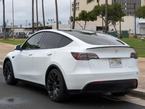 Another view of 2022 Tesla Model Y Performance for sale in Honolulu, HI at Aloha Auto Depot LLC.