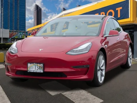 Red 2020 Tesla Model 3 Standard Range Plus for sale in Honolulu, HI