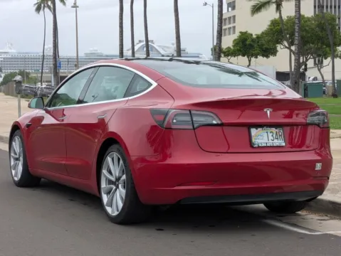 Another view of 2020 Tesla Model 3 Standard Range Plus for sale in Honolulu, HI at Aloha Auto Depot LLC.