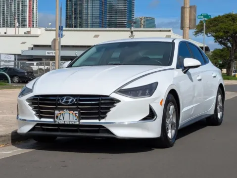 White 2021 Hyundai Sonata SE for sale in Honolulu, HI