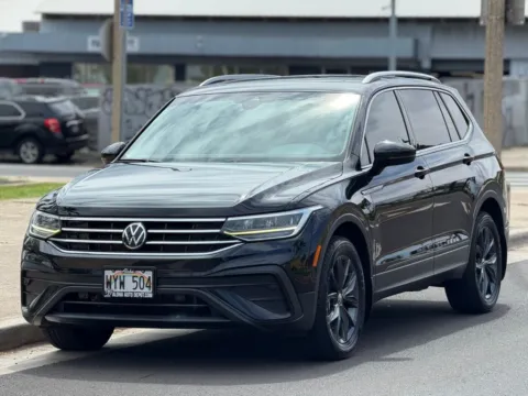 Black 2022 Volkswagen Tiguan 2.0T SE for sale in Honolulu, HI
