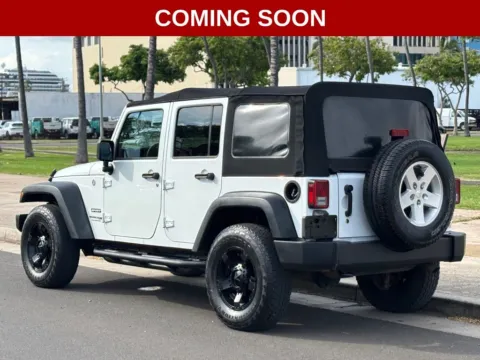 Another view of 2018 Jeep Wrangler JK Unlimited Sport for sale in Honolulu, HI at Aloha Auto Depot LLC.