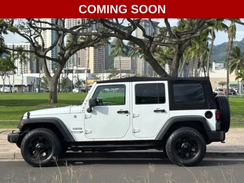 Photos of 2018 Jeep Wrangler JK Unlimited Sport for sale in Honolulu, HI at Aloha Auto Depot LLC.