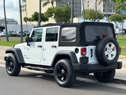 Another view of 2018 Jeep Wrangler JK Unlimited Sport for sale in Honolulu, HI at Aloha Auto Depot LLC.