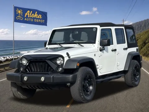 White 2018 Jeep Wrangler JK Unlimited Sport for sale in Honolulu, HI