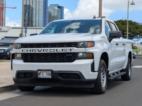 White 2021 Chevrolet Silverado 1500 Custom for sale in Honolulu, HI