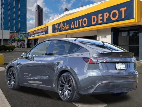 Another view of 2022 Tesla Model Y Performance for sale in Honolulu, HI at Aloha Auto Depot LLC.
