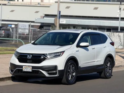 White 2021 Honda CR-V Hybrid EX-L for sale in Honolulu, HI
