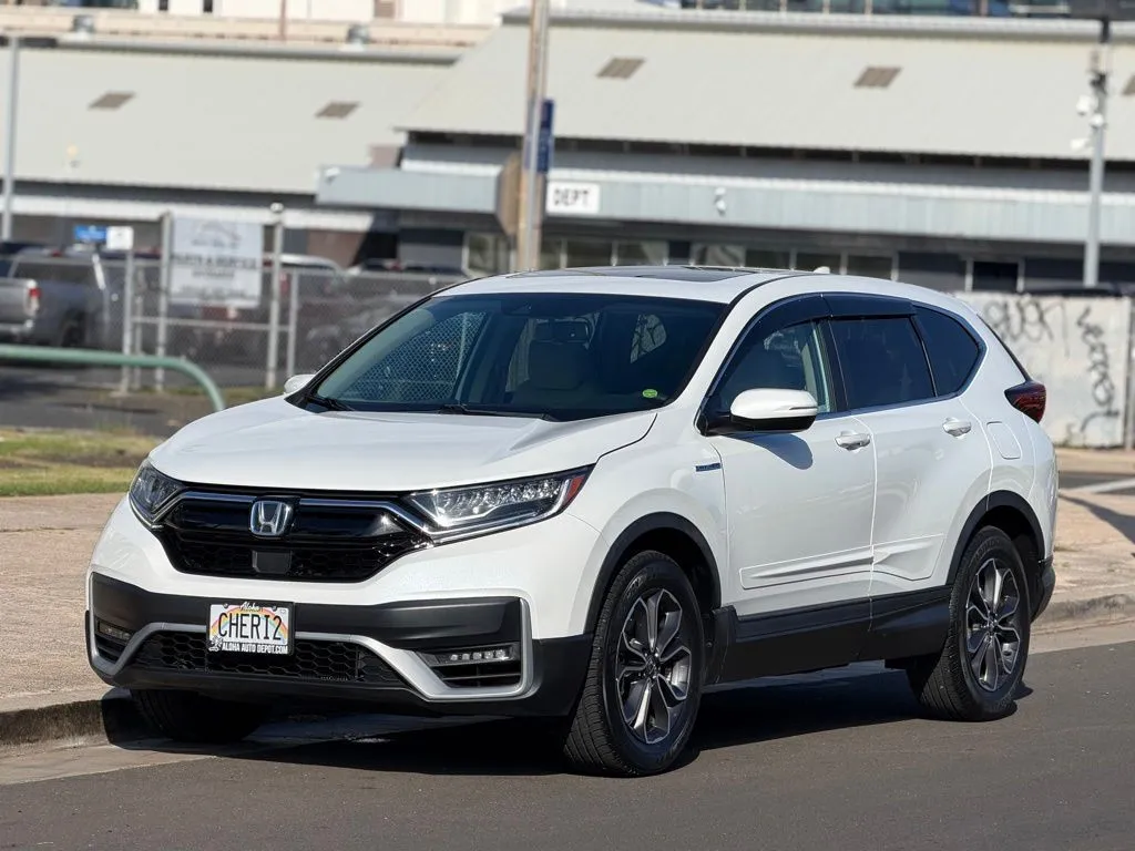 White 2021 Honda CR-V Hybrid EX-L for sale in Honolulu, HI