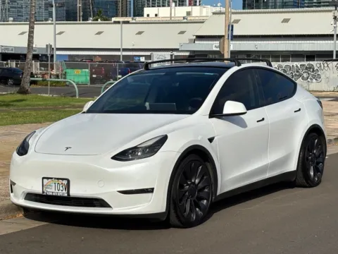 White 2021 Tesla Model Y Performance for sale in Honolulu, HI