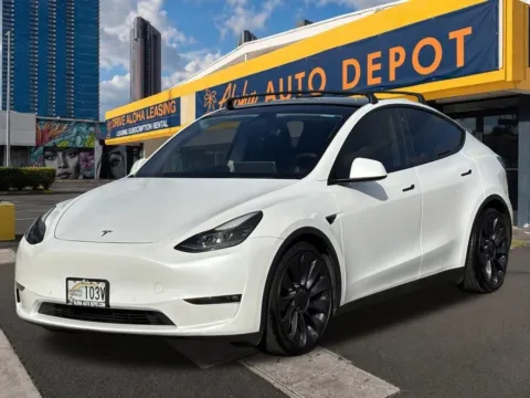 White 2021 Tesla Model Y Performance for sale in Honolulu, HI