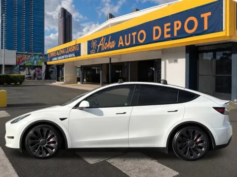 Photos of 2021 Tesla Model Y Performance for sale in Honolulu, HI at Aloha Auto Depot LLC.