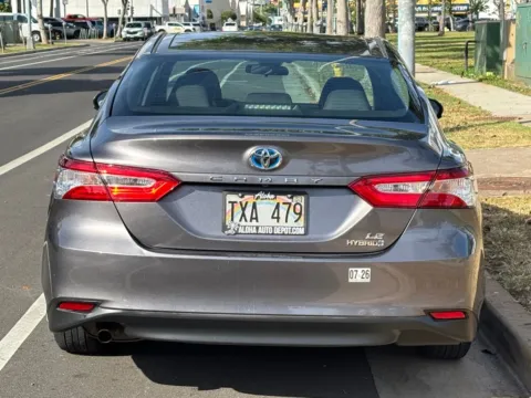 Another view of 2019 Toyota Camry Hybrid LE for sale in Honolulu, HI at Aloha Auto Depot LLC.