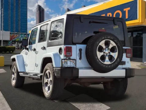 Another view of 2017 Jeep Wrangler Unlimited Sahara for sale in Honolulu, HI at Aloha Auto Depot LLC.
