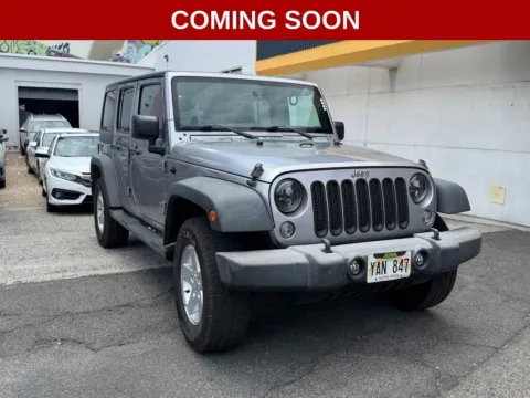 Another view of 2018 Jeep Wrangler JK Unlimited Sport for sale in Honolulu, HI at Aloha Auto Depot LLC.