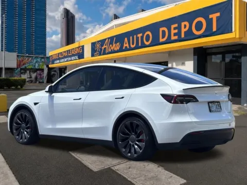 Another view of 2022 Tesla Model Y Performance for sale in Honolulu, HI at Aloha Auto Depot LLC.