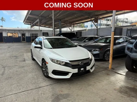 White 2017 Honda Civic EX for sale in Honolulu, HI