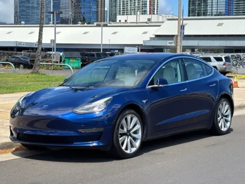 Blue 2018 Tesla Model 3 Mid Range for sale in Honolulu, HI