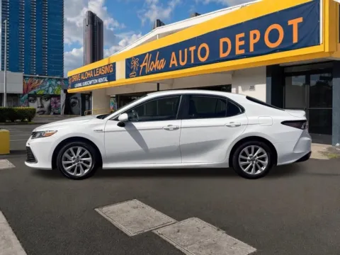 Photos of 2021 Toyota Camry Hybrid LE for sale in Honolulu, HI at Aloha Auto Depot LLC.