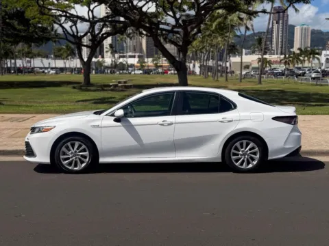 Photos of 2021 Toyota Camry Hybrid LE for sale in Honolulu, HI at Aloha Auto Depot LLC.