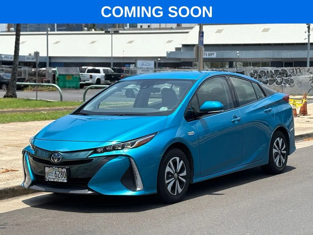Blue 2017 Toyota Prius Prime Advanced for sale in Honolulu, HI