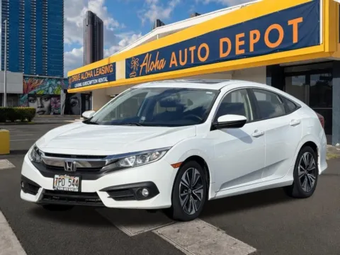 White 2018 Honda Civic EX-L for sale in Honolulu, HI