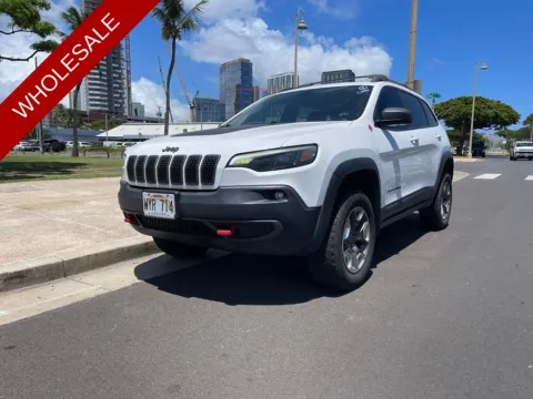 White 2019 Jeep Cherokee Trailhawk for sale in Honolulu, HI