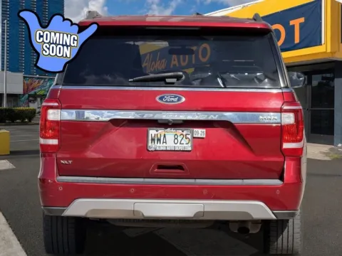 Another view of 2018 Ford Expedition Max XLT for sale in Honolulu, HI at Aloha Auto Depot LLC.