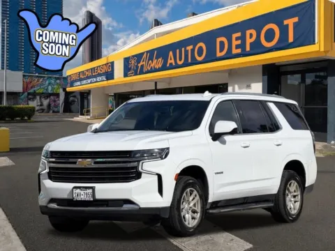 White 2021 Chevrolet Tahoe LT for sale in Honolulu, HI