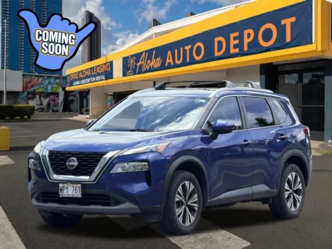 Blue 2022 Nissan Rogue SV for sale in Honolulu, HI