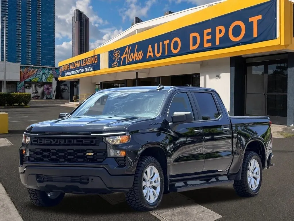 Black 2022 Chevrolet Silverado 1500 Custom for sale in Honolulu, HI