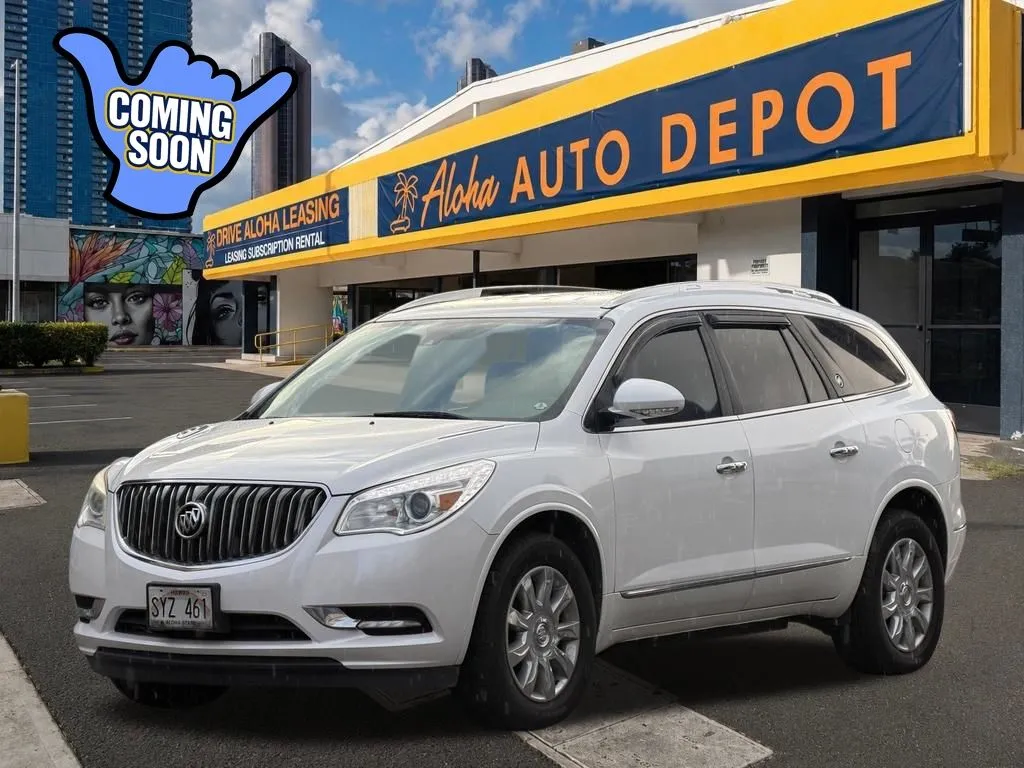 White 2016 Buick Enclave Leather Group for sale in Honolulu, HI
