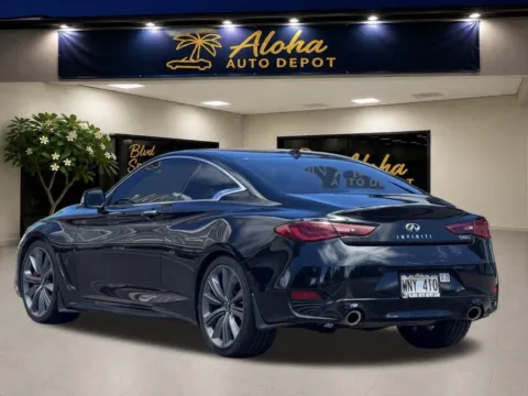 Another view of 2022 INFINITI Q60 Red Sport 400 for sale in Honolulu, HI at Aloha Auto Depot LLC.