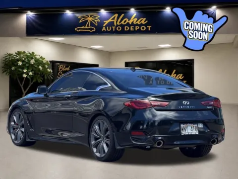 Another view of 2022 INFINITI Q60 Red Sport 400 for sale in Honolulu, HI at Aloha Auto Depot LLC.