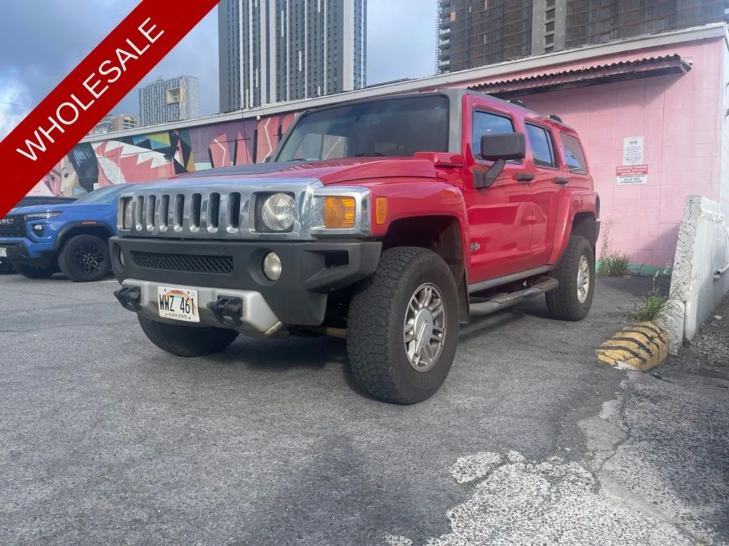 Red 2009 Hummer H3 for sale in Honolulu, HI