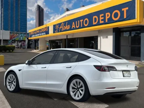 Another view of 2021 Tesla Model 3 Standard Range Plus for sale in Honolulu, HI at Aloha Auto Depot LLC.