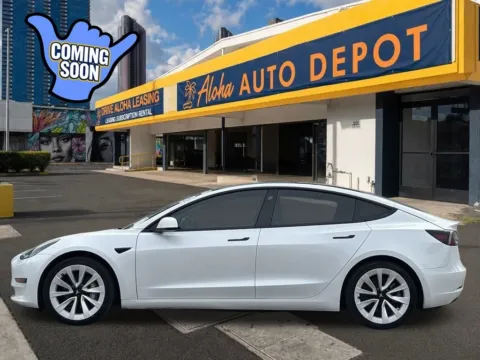 Photos of 2021 Tesla Model 3 Standard Range Plus for sale in Honolulu, HI at Aloha Auto Depot LLC.