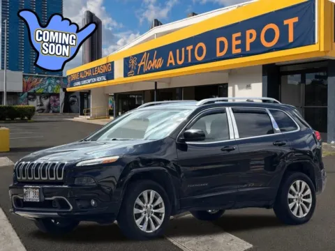 Black 2017 Jeep Cherokee Overland for sale in Honolulu, HI