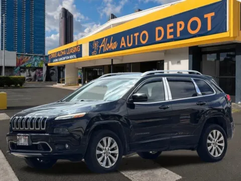 Black 2017 Jeep Cherokee Overland for sale in Honolulu, HI