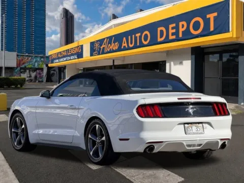 Another view of 2017 Ford Mustang V6 for sale in Honolulu, HI at Aloha Auto Depot LLC.