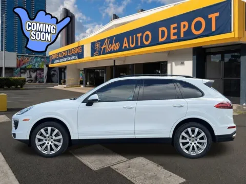 Photos of 2018 Porsche Cayenne Platinum Edition for sale in Honolulu, HI at Aloha Auto Depot LLC.