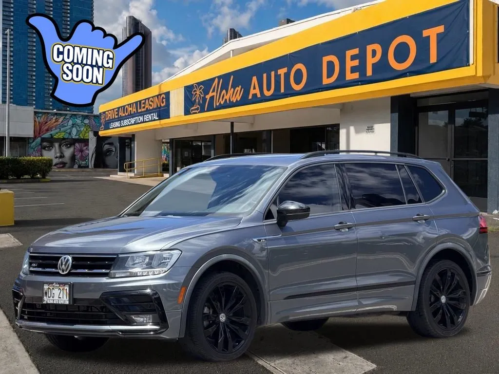 Gray 2021 Volkswagen Tiguan 2.0T SE R-Line Black for sale in Honolulu, HI