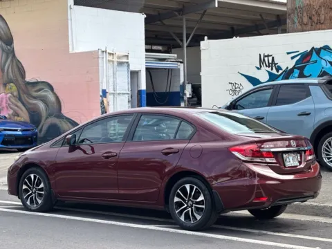 Another view of 2015 Honda Civic EX for sale in Honolulu, HI at Aloha Auto Depot LLC.