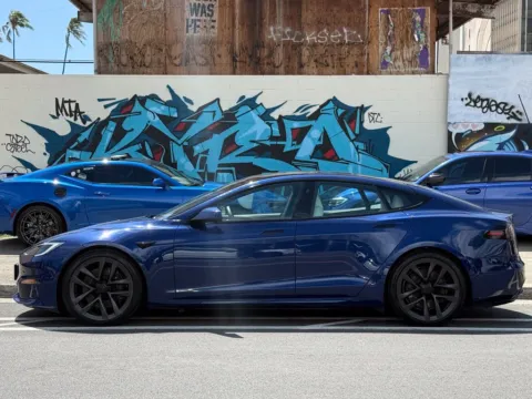 Photos of 2023 Tesla Model S for sale in Honolulu, HI at Aloha Auto Depot LLC.