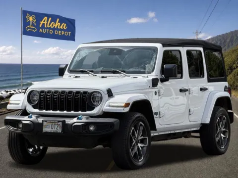 White 2024 Jeep Wrangler Sport S 4xe for sale in Honolulu, HI
