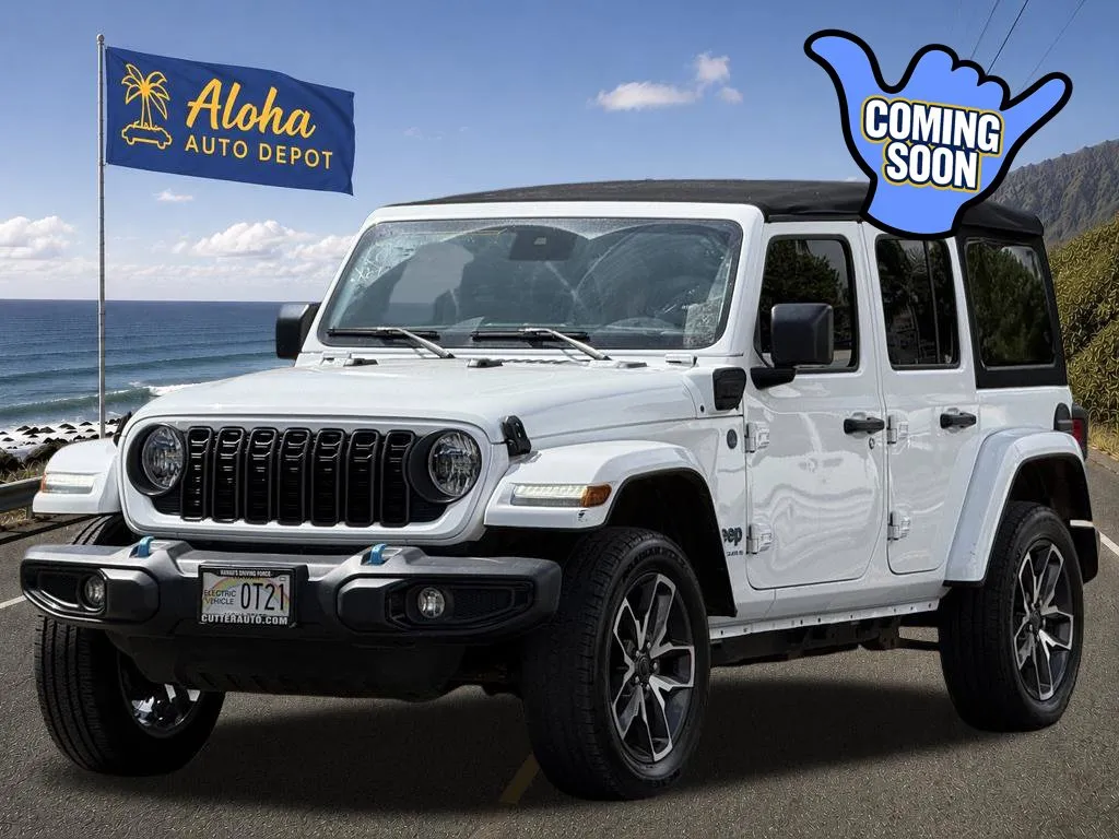 White 2024 Jeep Wrangler Sport S 4xe for sale in Honolulu, HI