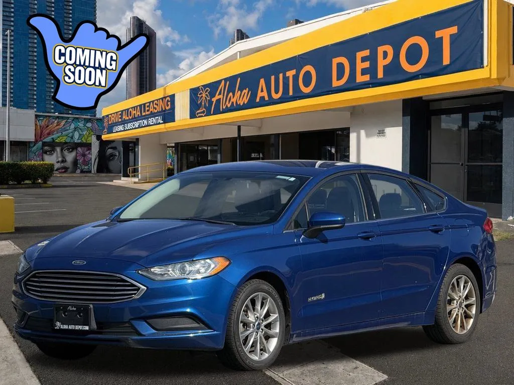 Blue 2017 Ford Fusion Hybrid S for sale in Honolulu, HI